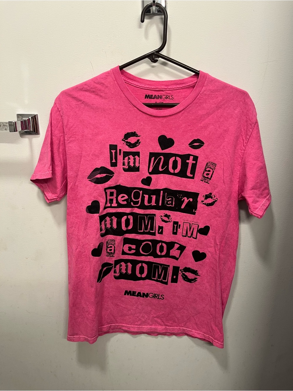 Mean Girls Pink Graphic Tee - "I'm Not a Regular Mom, I'm a Cool Mom"
